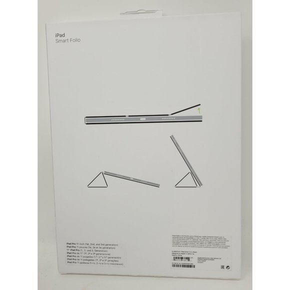 Apple Smart Folio for iPad Pro 11-inch 1st / 2nd / 3rd Generation - Black - Picture 2 of 3